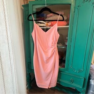 Black Halo Pink Cocktail Dress